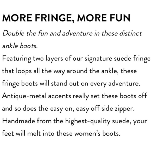 Minnetonka Brown Suede Festival Fringe Booties 7 - Picture 8 of 8